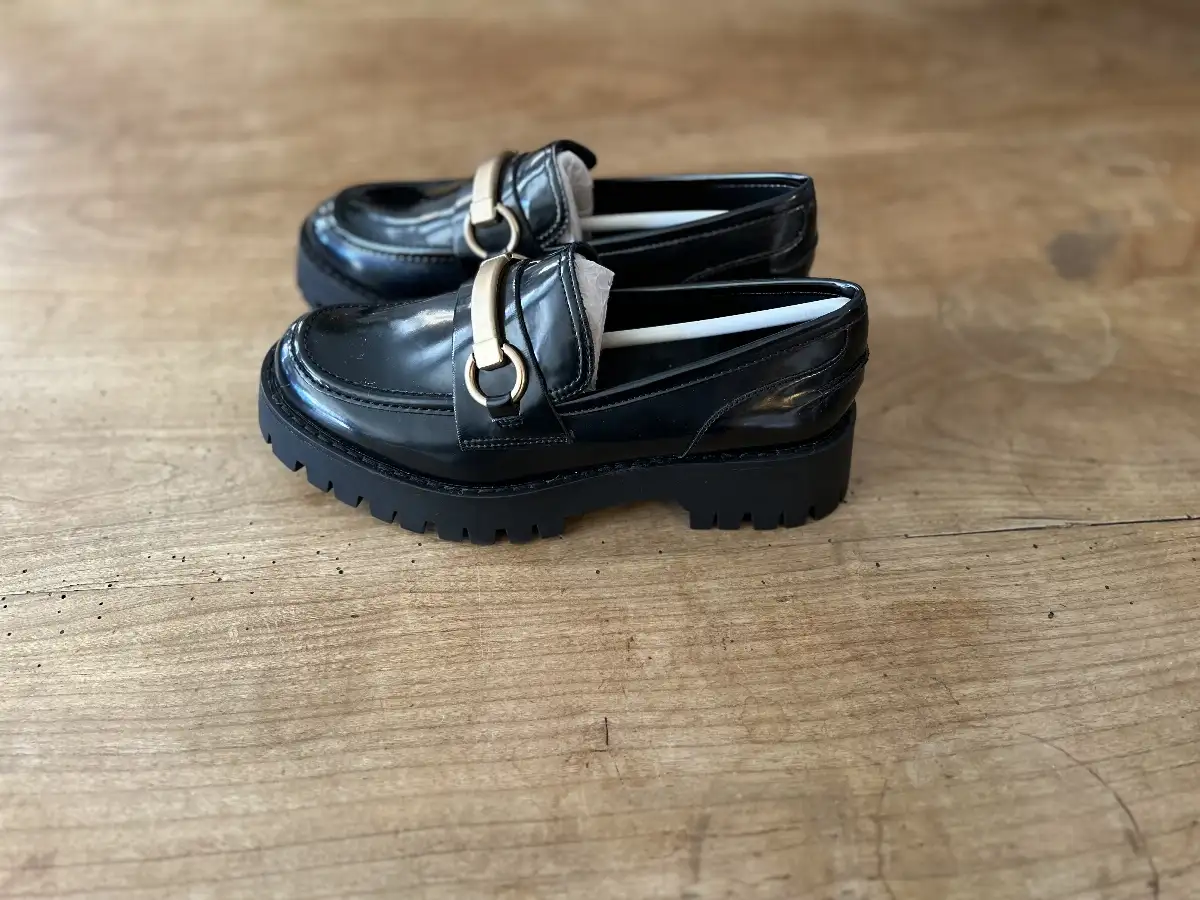 Mocassins noirs confort