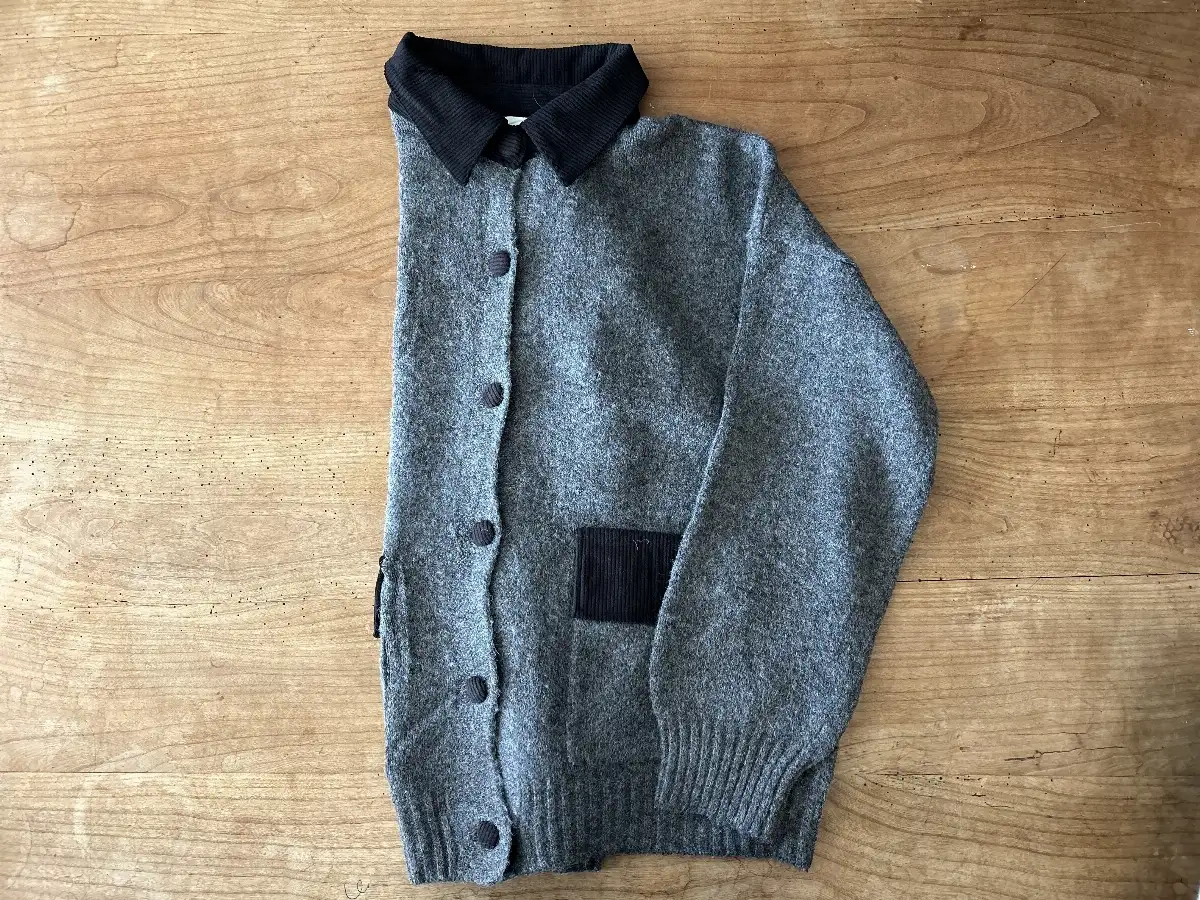Gilet oversize gris