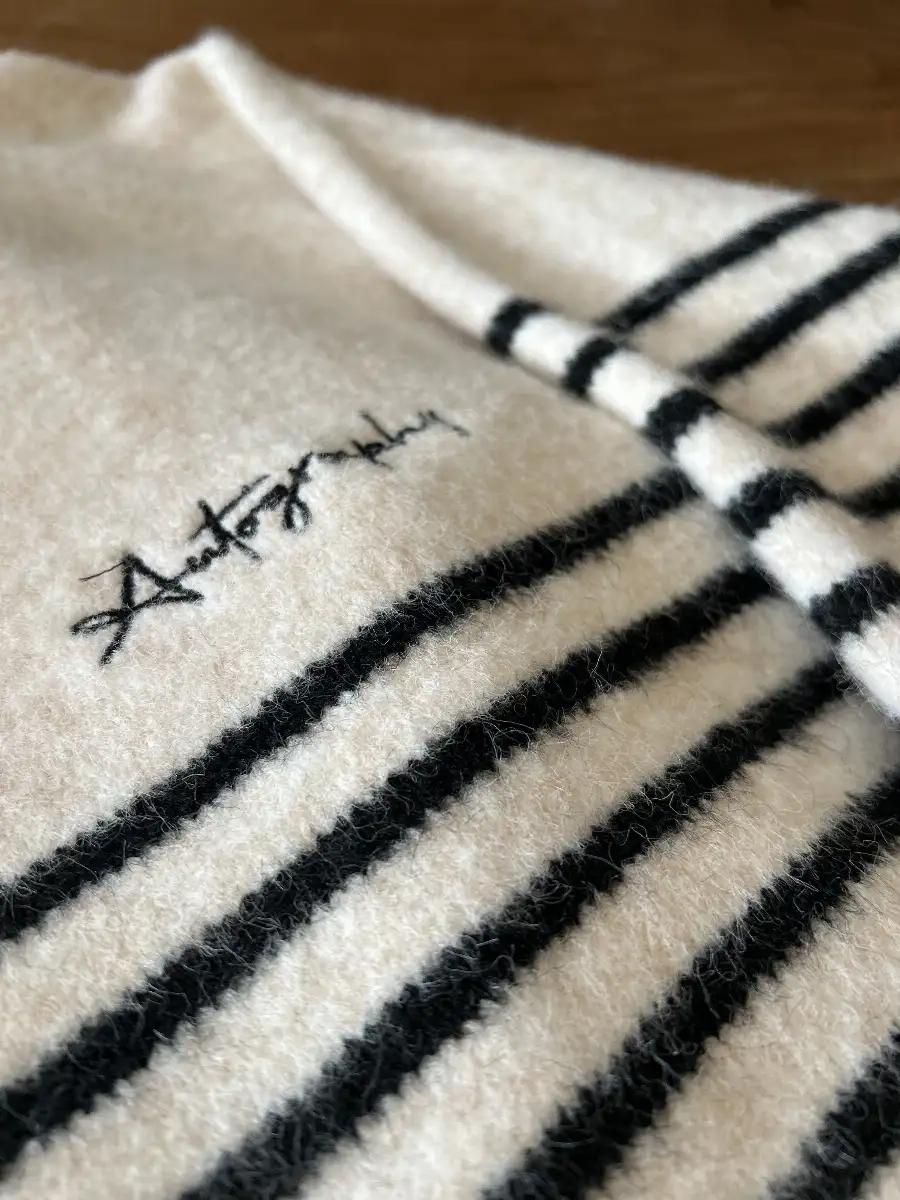 Pull marinière en laine