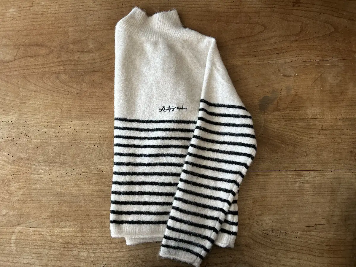 Pull marinière en laine