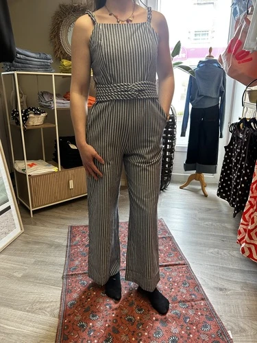 Combinaison à rayure