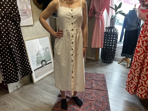 robe longue en jeans