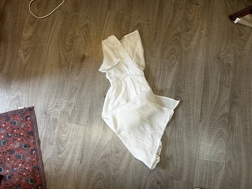 Robe longue en gaze de coton