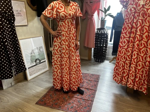 robe longue colorée