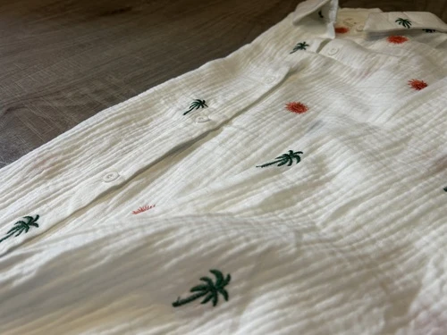 chemise en gaz de coton