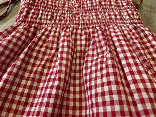 Top à bretelles rouge