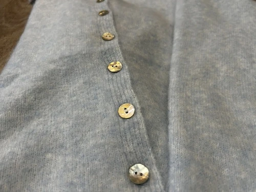 Gilet en laine bleue