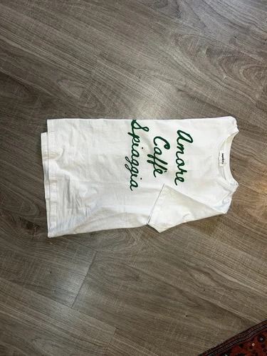 Tee shirt blanc à écritures